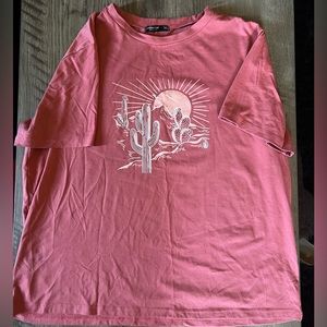 SHEIN Curve Cactus Shirt